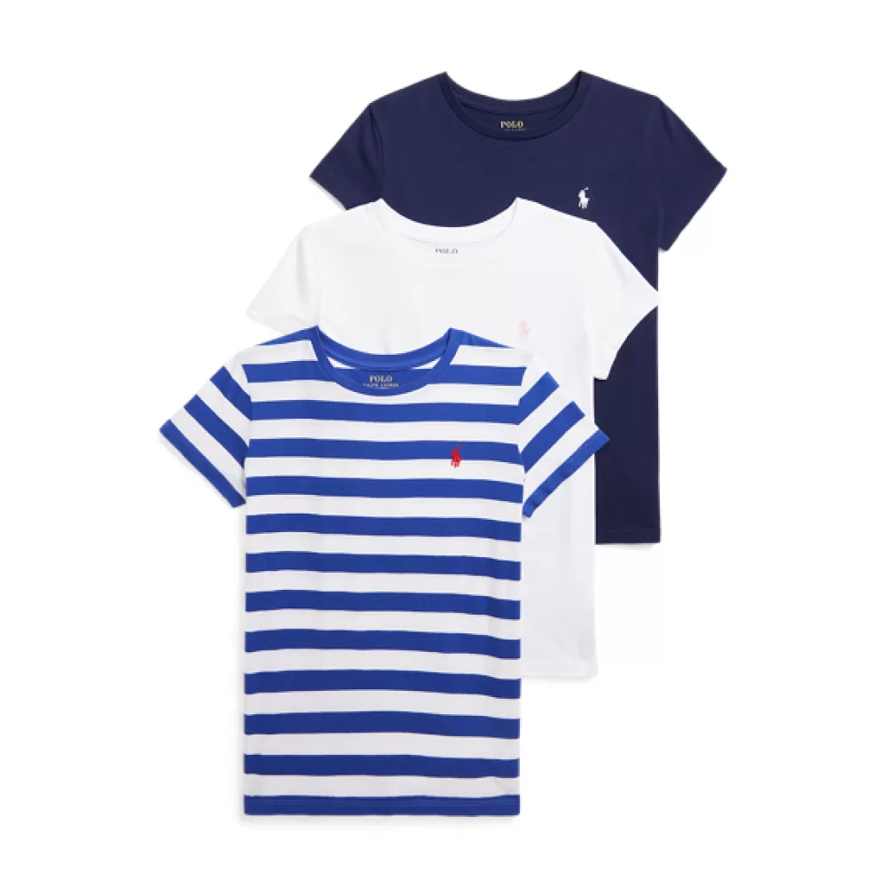 Sportbekleidung | Accessoires>Ralph Lauren Sportbekleidung | Accessoires 3er-Pack Baumwoll-T-Shirts für Children | ® DE