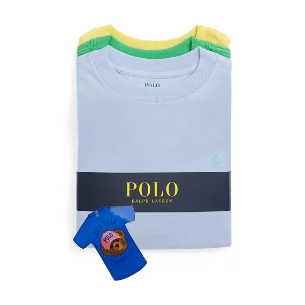 T-Shirts>Ralph Lauren T-Shirts 3er-Pack Rundhals-T-Shirts aus Jersey für Children | ® DE