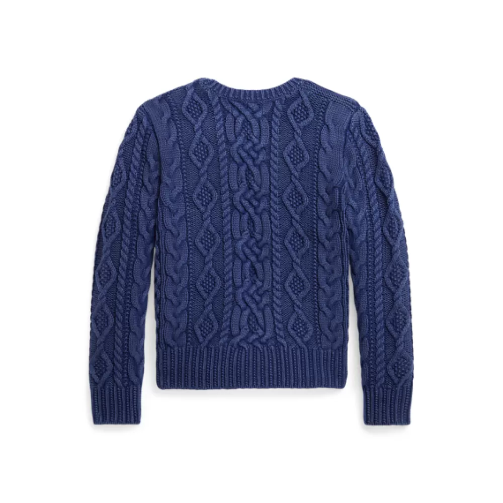 Pullover Und Strickjacken>Ralph Lauren Pullover Und Strickjacken Aran-Strickpullover aus Baumwolle für Children | ® DE