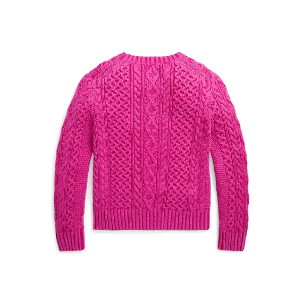 Pullover Und Strickjacken>Ralph Lauren Pullover Und Strickjacken Aran-Strickpullover aus Baumwolle für Children | ® DE