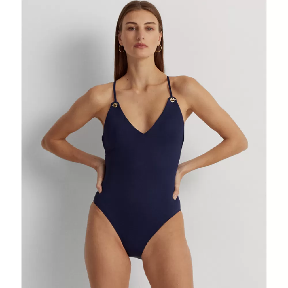 Bade- Und Strandmode>Ralph Lauren Bade- Und Strandmode Badeanzug mit überkreuzten Trägern für Women | ® DE