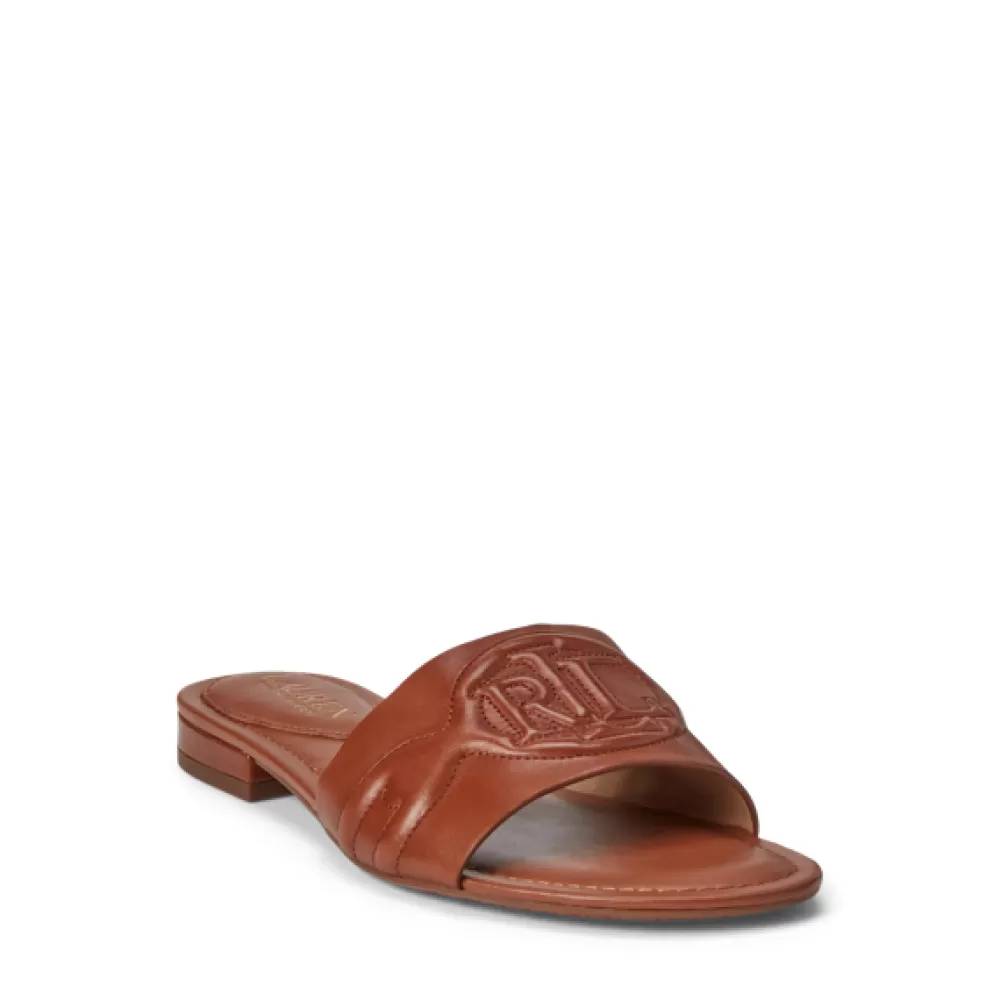 Sandalen>Ralph Lauren Sandalen Badesandale Alegra III aus Leder für Women | ® DE