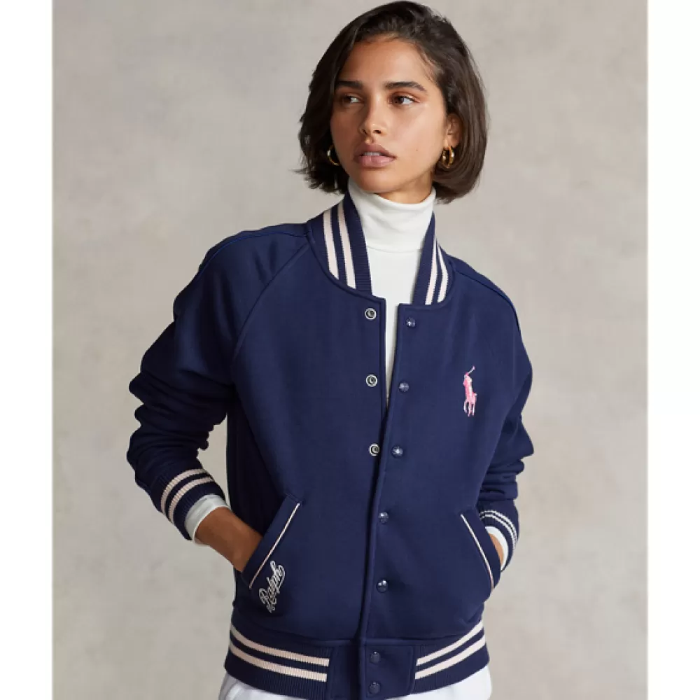 Jacken Und Mäntel>Ralph Lauren Jacken Und Mäntel Baseballjacke mit Pink Pony für Women | ® DE