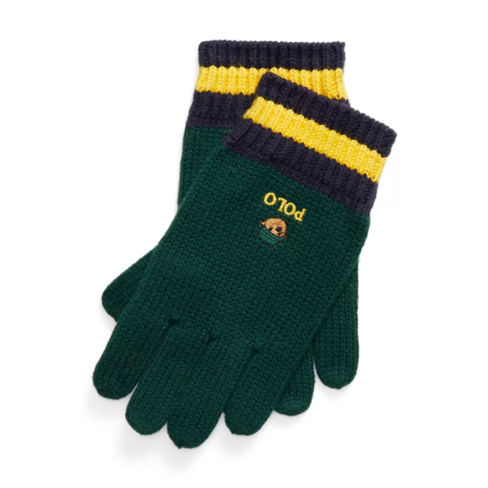 Accessoires>Ralph Lauren Accessoires Baumwollhandschuhe mit Polo Bear für Children | ® DE