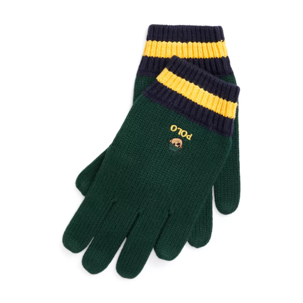 Accessoires>Ralph Lauren Accessoires Baumwollhandschuhe mit Polo Bear für Children | ® DE