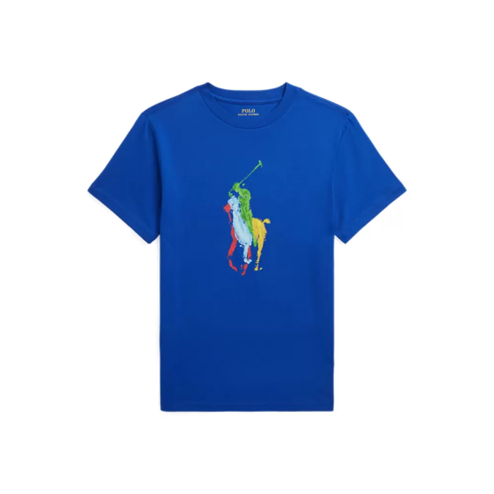 Sportbekleidung | T-Shirts | Jungen 6-14 Jahre>Ralph Lauren Sportbekleidung | T-Shirts | Jungen 6-14 Jahre Baumwolljersey-T-Shirt mit Big Pony für Children | ® DE