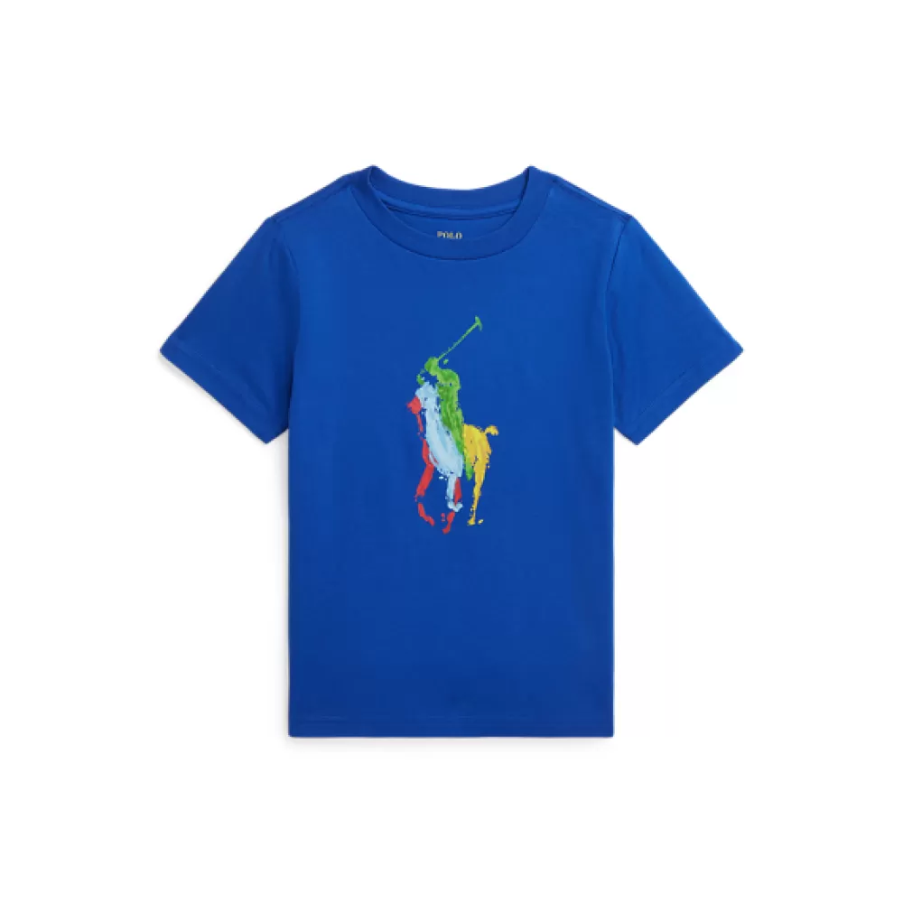 Jungen 1½-6 Jahre | T-Shirts>Ralph Lauren Jungen 1½-6 Jahre | T-Shirts Baumwolljersey-T-Shirt mit Big Pony für Children | ® DE