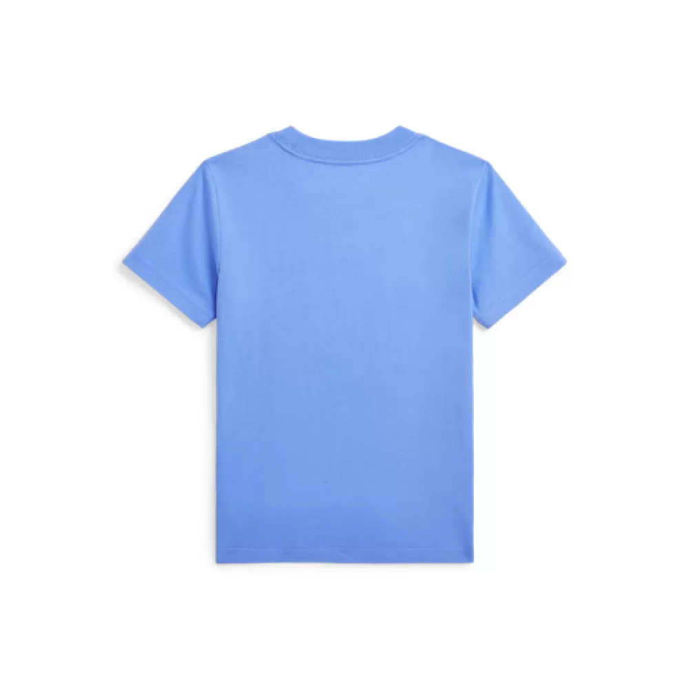 T-Shirts | Jungen 1½-6 Jahre>Ralph Lauren T-Shirts | Jungen 1½-6 Jahre Baumwolljersey-T-Shirt mit Hundemotiv für Children | ® DE