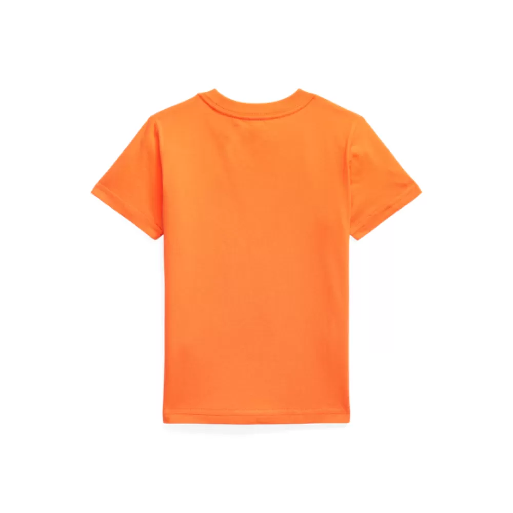 Jungen | T-Shirts>Ralph Lauren Jungen | T-Shirts Baumwolljersey-T-Shirt mit Polo Bear für Children | ® DE