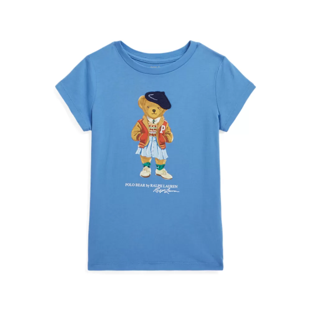 Mädchen | T-Shirts Und Sweatshirts>Ralph Lauren Mädchen | T-Shirts Und Sweatshirts Baumwolljersey-T-Shirt mit Polo Bear für Children | ® DE