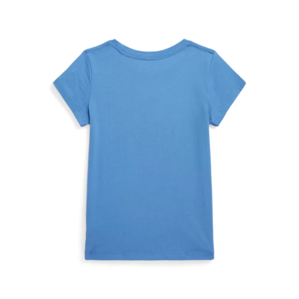 Mädchen | T-Shirts Und Sweatshirts>Ralph Lauren Mädchen | T-Shirts Und Sweatshirts Baumwolljersey-T-Shirt mit Polo Bear für Children | ® DE