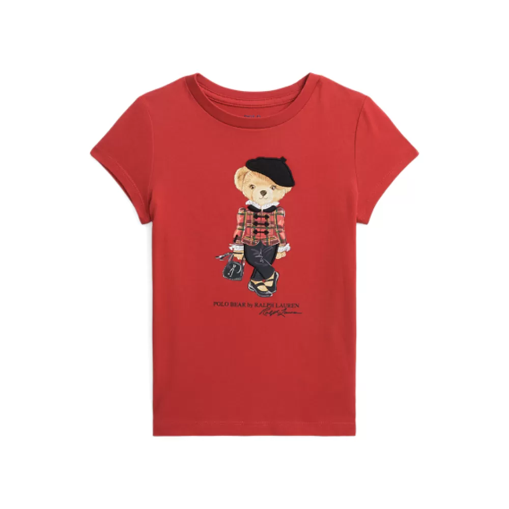 Mädchen | Mädchen 1½-6½ Jahre>Ralph Lauren Mädchen | Mädchen 1½-6½ Jahre Baumwolljersey-T-Shirt mit Polo Bear für Children | ® DE