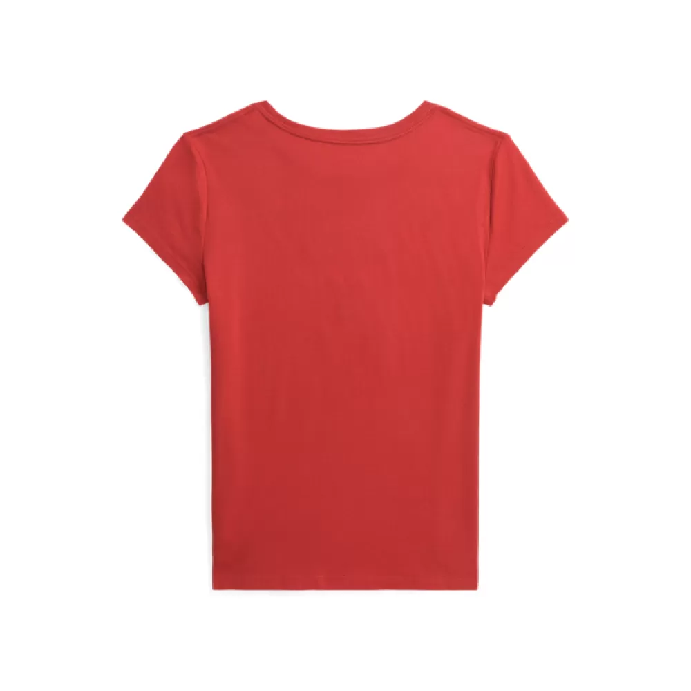 Mädchen>Ralph Lauren Mädchen Baumwolljersey-T-Shirt mit Polo Bear für Children | ® DE