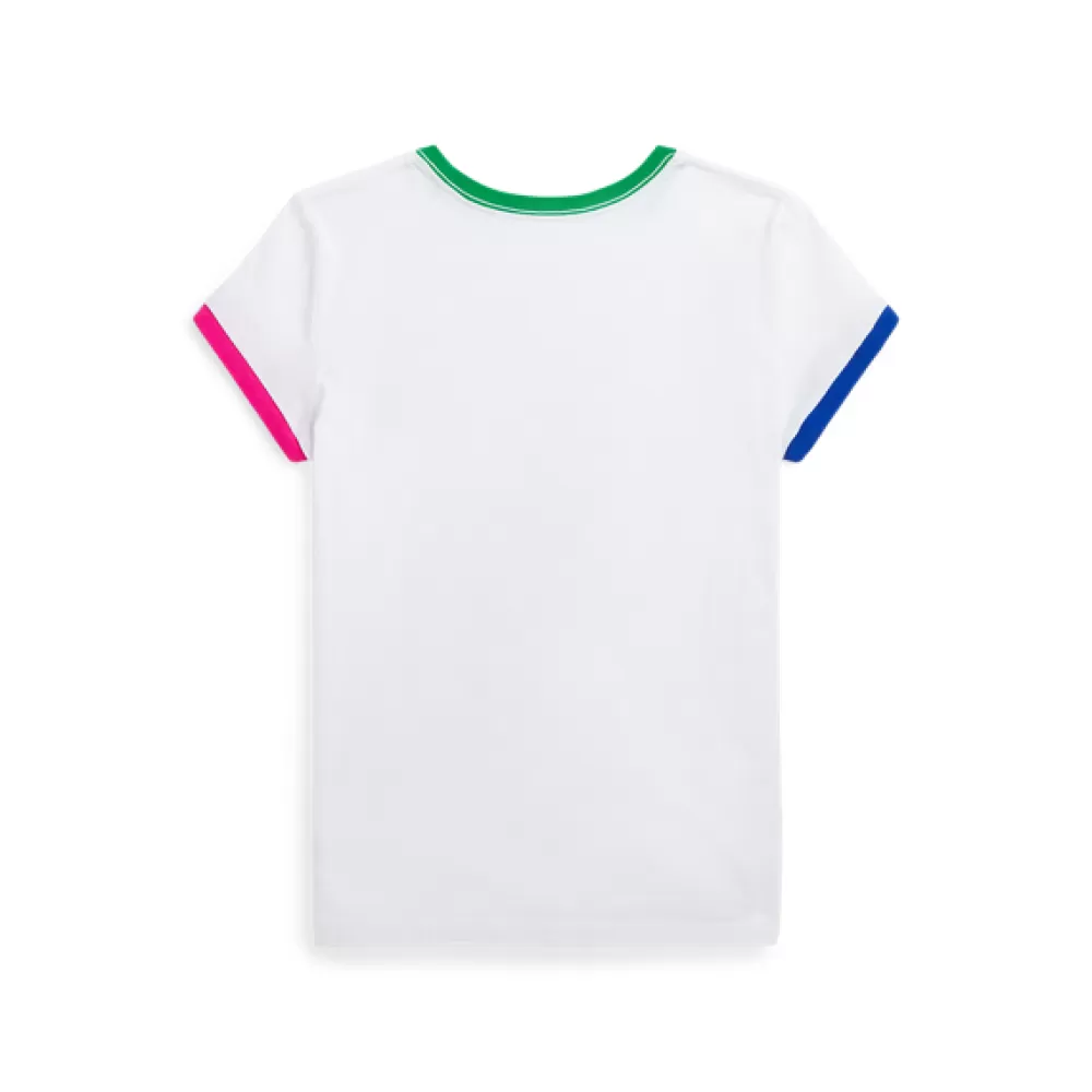 Mädchen | T-Shirts Und Sweatshirts>Ralph Lauren Mädchen | T-Shirts Und Sweatshirts Baumwolljersey-T-Shirt mit Polo Bear für Children | ® DE