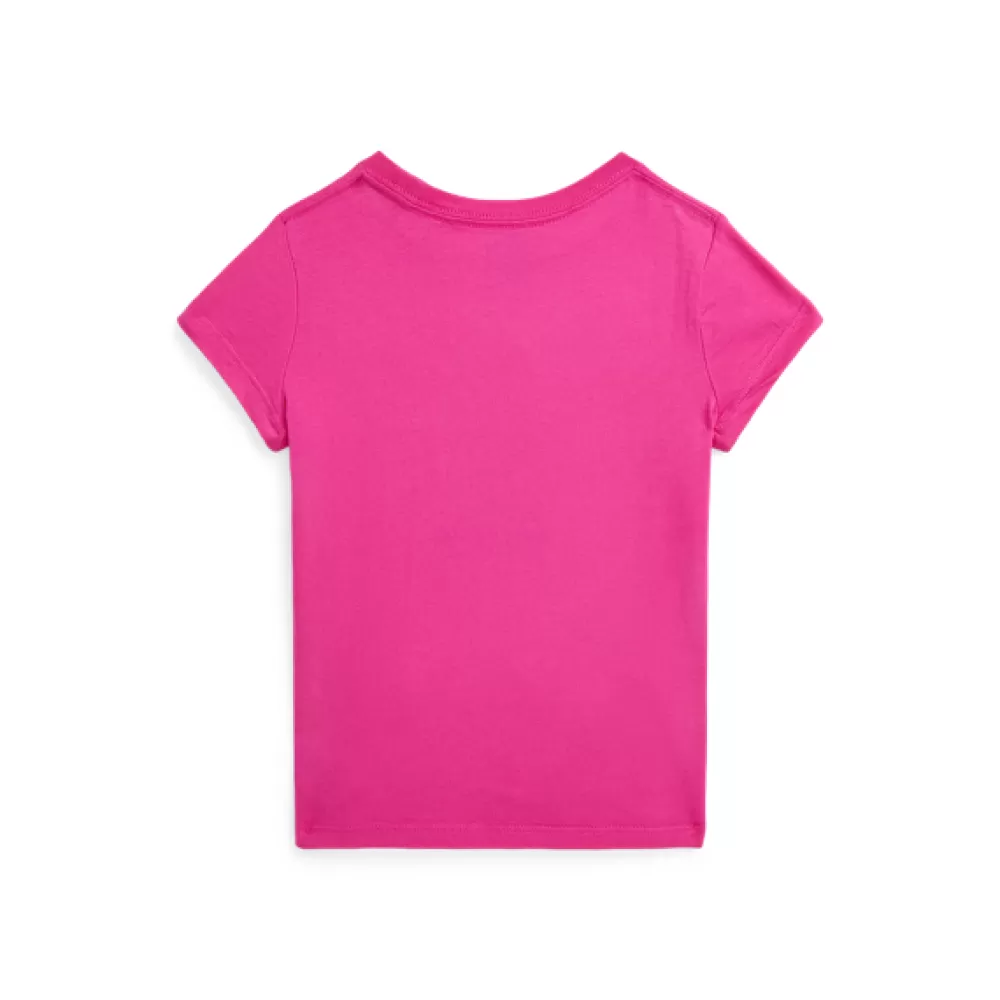 Mädchen | T-Shirts Und Sweatshirts>Ralph Lauren Mädchen | T-Shirts Und Sweatshirts Baumwolljersey-T-Shirt mit Polo Bear für Children | ® DE