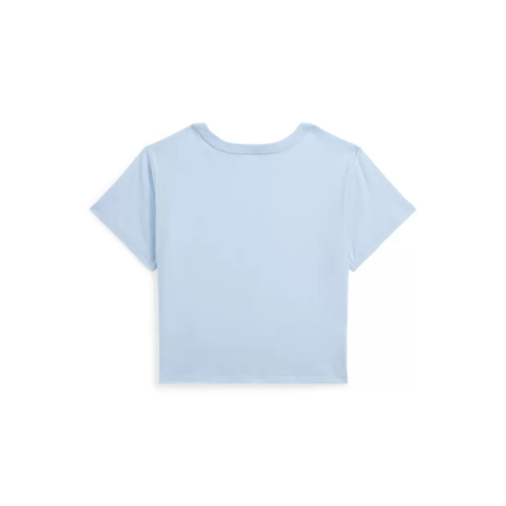 Sportbekleidung | T-Shirts Und Sweatshirts>Ralph Lauren Sportbekleidung | T-Shirts Und Sweatshirts Baumwolljersey-T-Shirt mit Twist-Detail für Children | ® DE