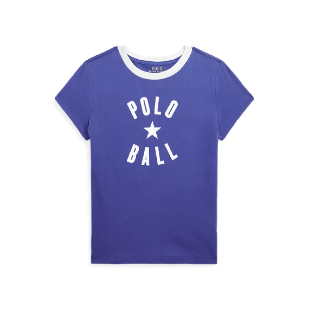 T-Shirts Und Sweatshirts>Ralph Lauren T-Shirts Und Sweatshirts Baumwolljersey-T-Shirt Polo Ball für Children | ® DE