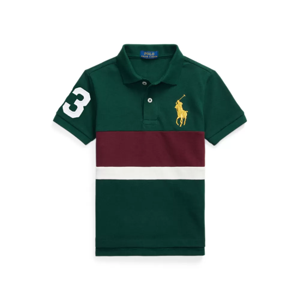 Sportbekleidung>Ralph Lauren Sportbekleidung Baumwollpiqué-Poloshirt mit Big Pony für Children | ® DE