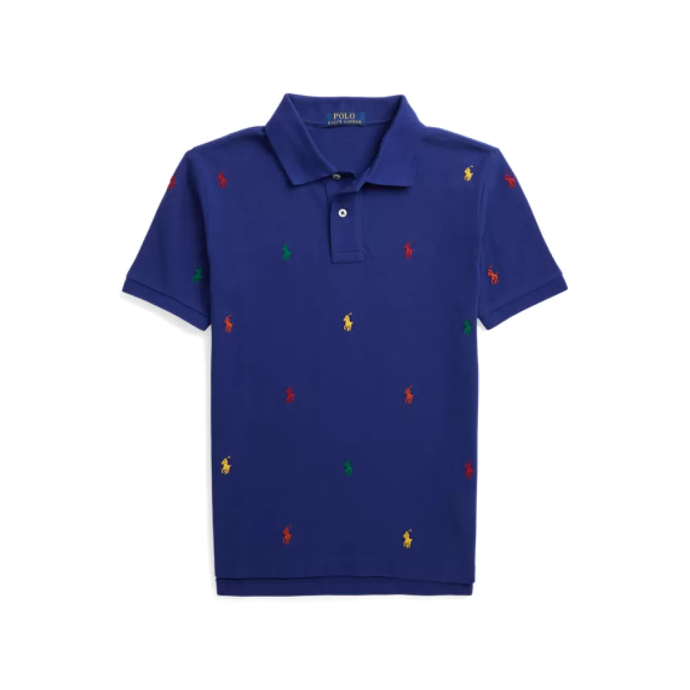 Poloshirts>Ralph Lauren Poloshirts Baumwollpiqué-Poloshirt mit Polo Pony für Children | ® DE