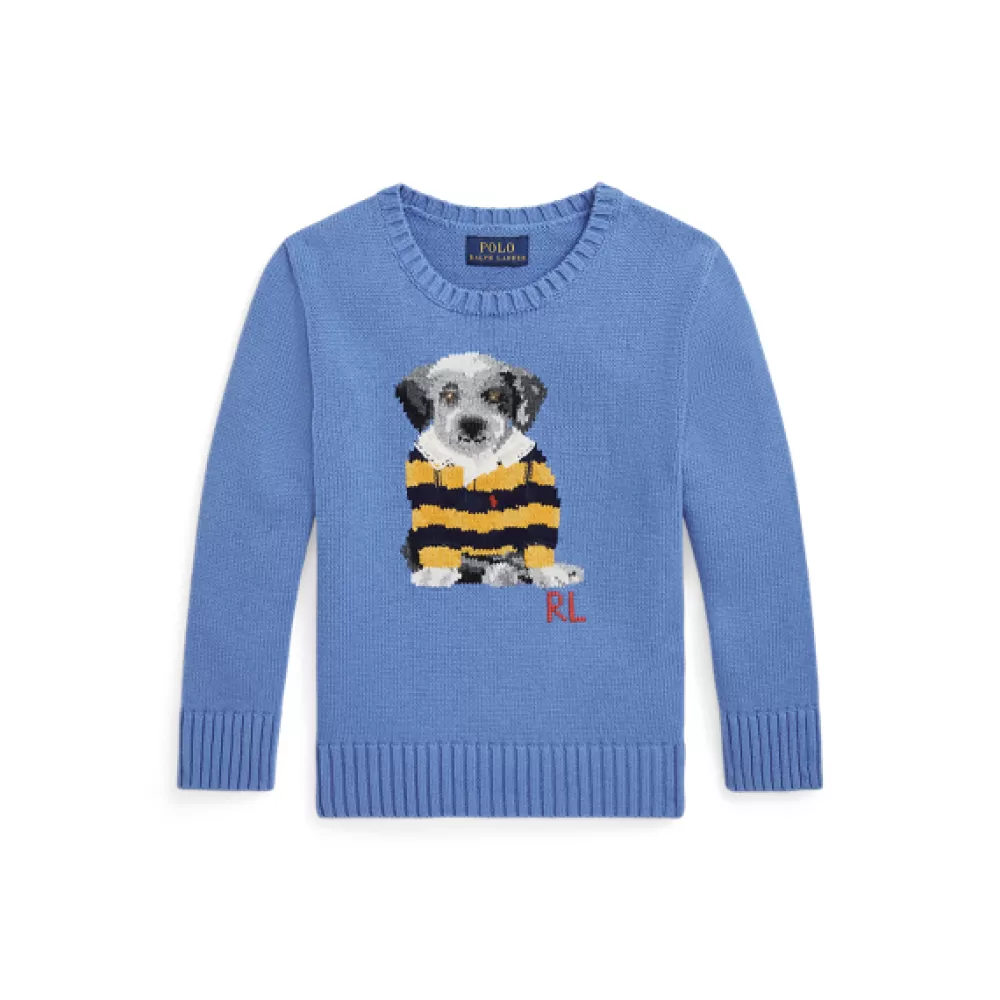 Pullover Und Strickjacken>Ralph Lauren Pullover Und Strickjacken Baumwollpullover mit Hundemotiv für Children | ® DE