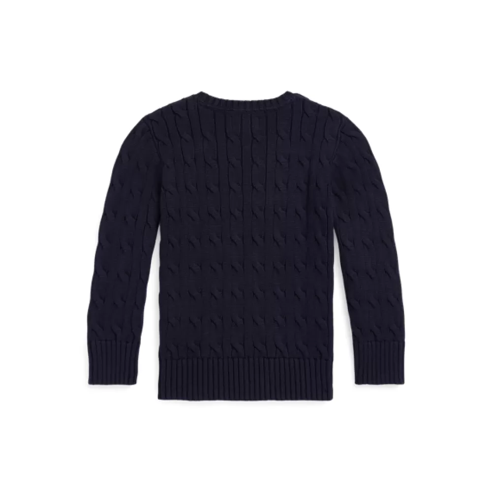 Pullover Und Strickjacken>Ralph Lauren Pullover Und Strickjacken Baumwollpullover mit Zopfmuster für Children | ® DE