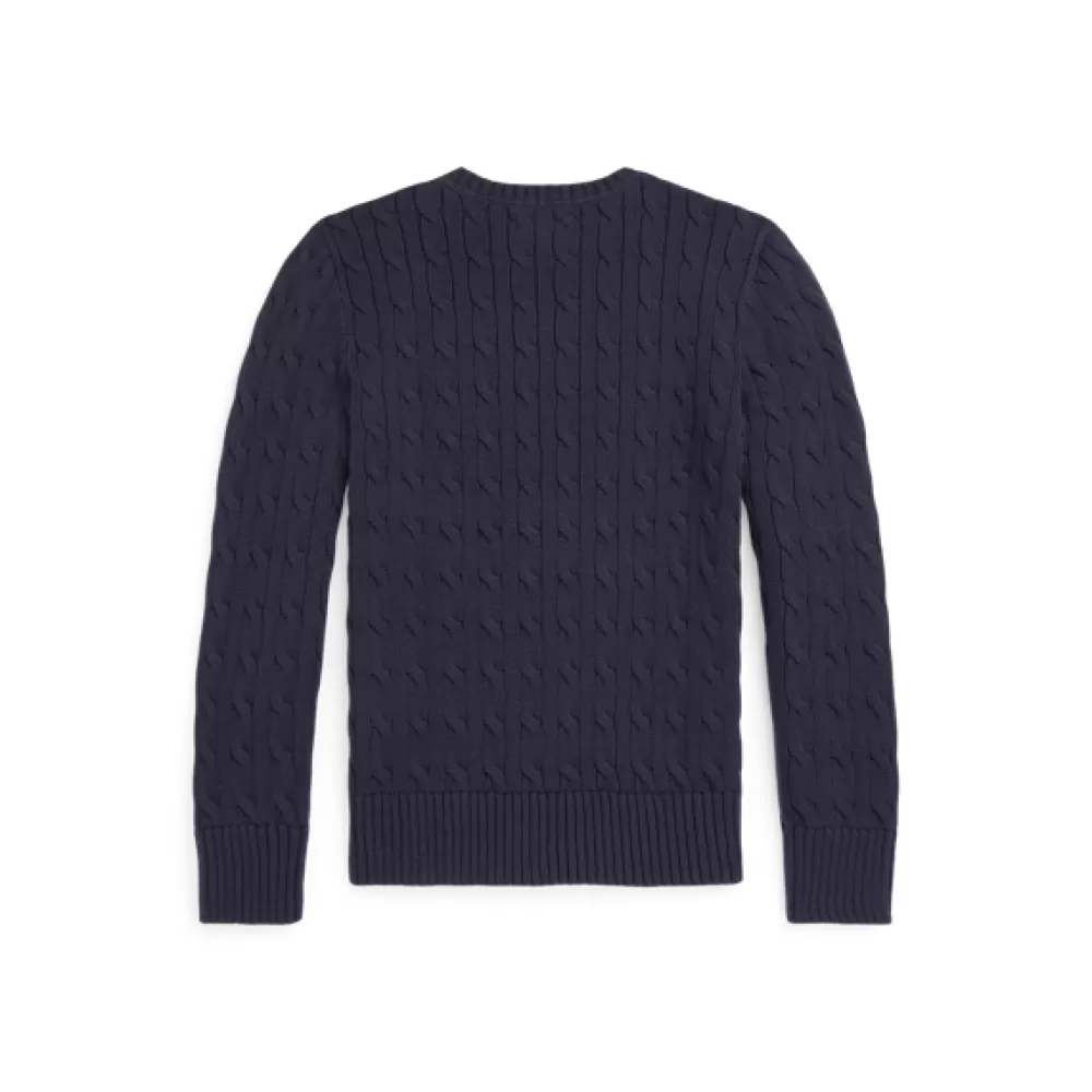 Pullover Und Strickjacken>Ralph Lauren Pullover Und Strickjacken Baumwollpullover mit Zopfmuster für Children | ® DE