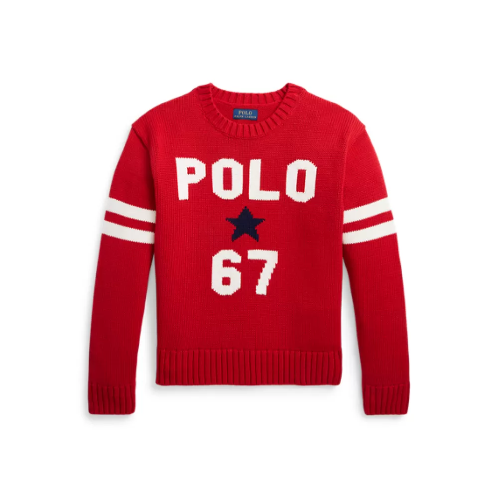 Pullover Und Strickjacken>Ralph Lauren Pullover Und Strickjacken Baumwollpullover Polo Ball mit Intarsien für Children | ® DE