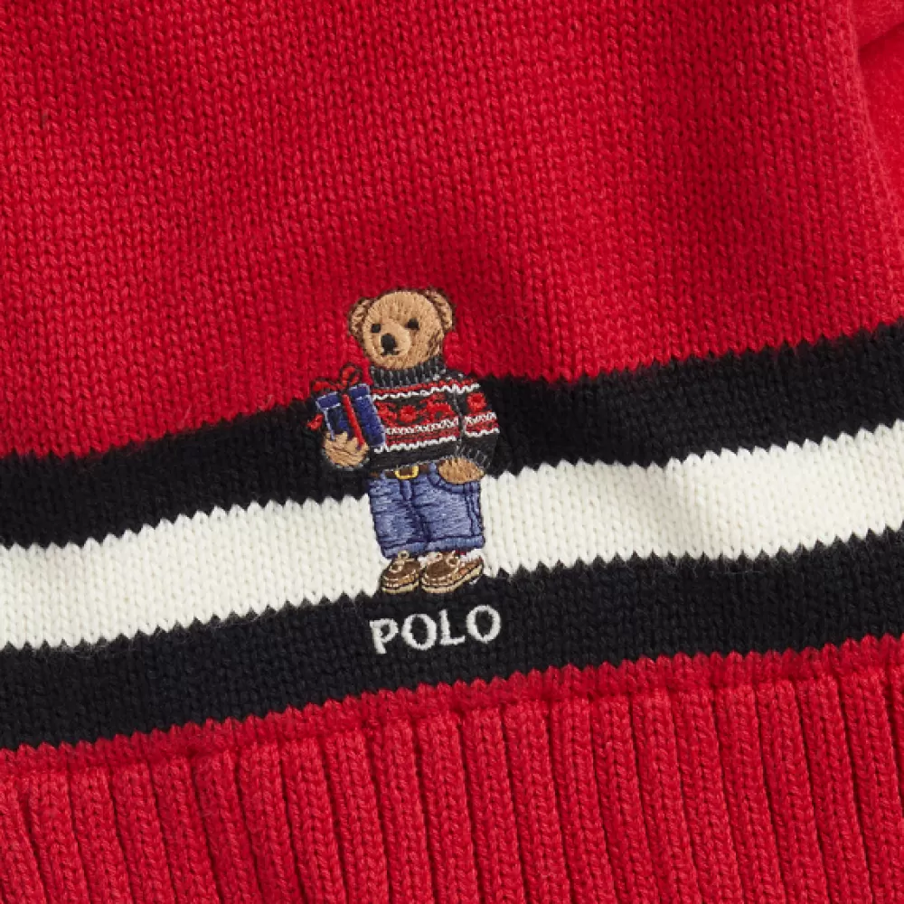 Jungen | Accessoires>Ralph Lauren Jungen | Accessoires Baumwollschal mit Polo Bear für Children | ® DE