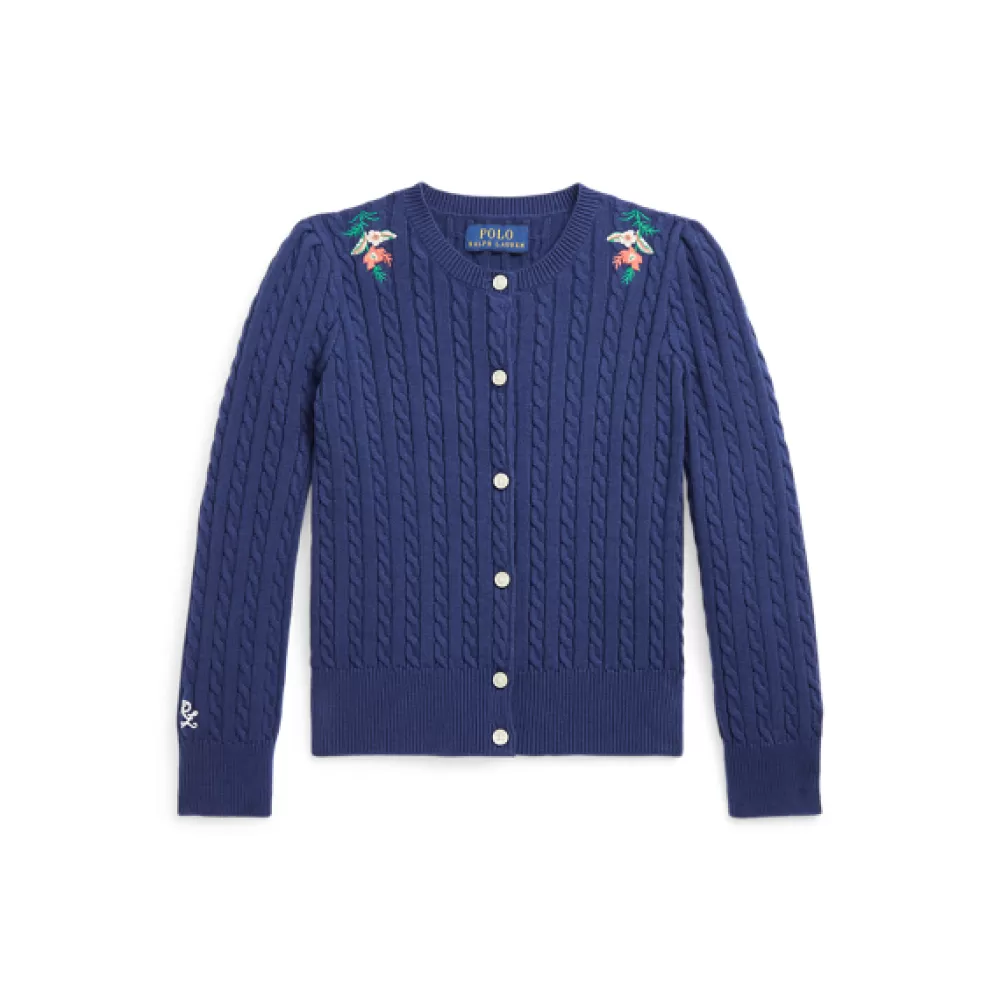 Pullover Und Strickjacken>Ralph Lauren Pullover Und Strickjacken Baumwollstrickjacke mit Zopfmuster für Children | ® DE