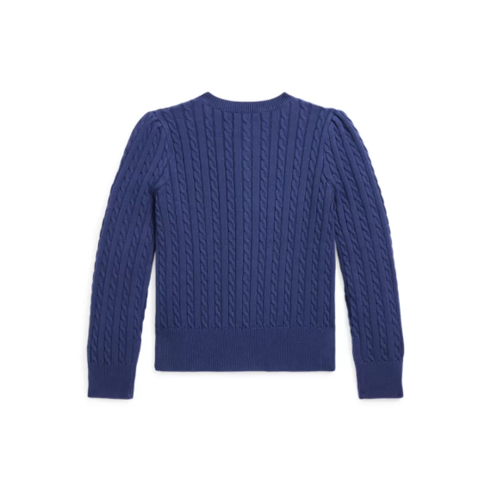 Pullover Und Strickjacken>Ralph Lauren Pullover Und Strickjacken Baumwollstrickjacke mit Zopfmuster für Children | ® DE