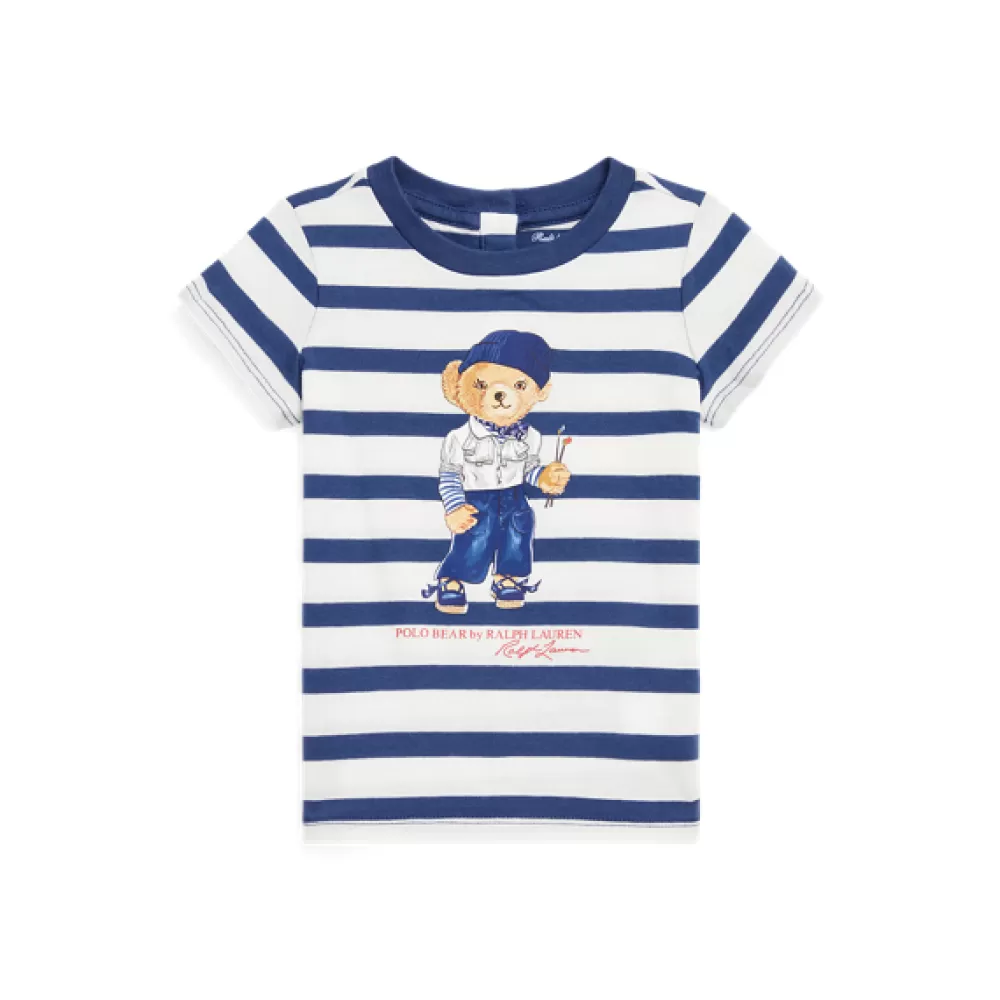 Oberteile>Ralph Lauren Oberteile Baumwoll-T-Shirt mit Polo Bear für Baby | ® DE