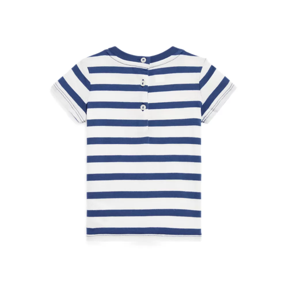 Oberteile>Ralph Lauren Oberteile Baumwoll-T-Shirt mit Polo Bear für Baby | ® DE