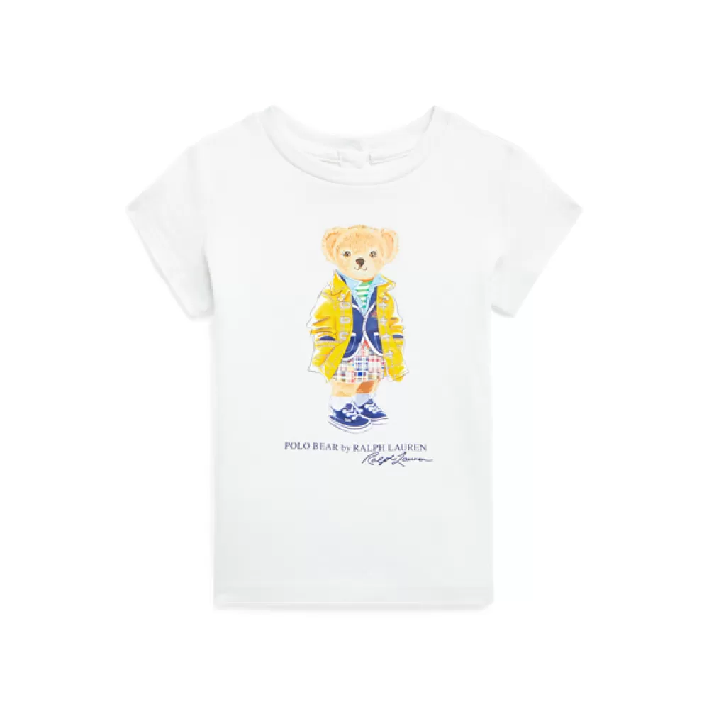 Oberteile>Ralph Lauren Oberteile Baumwoll-T-Shirt mit Polo Bear für Baby | ® DE