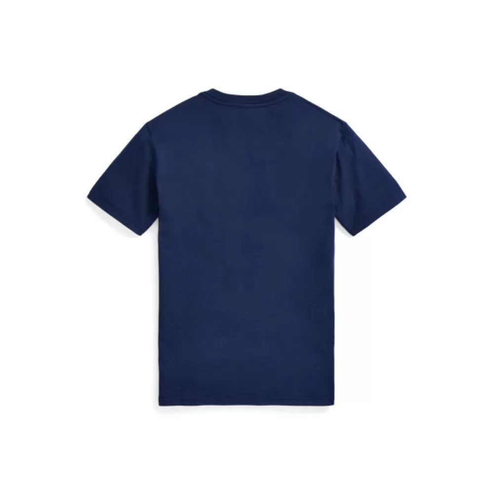 Jungen | T-Shirts>Ralph Lauren Jungen | T-Shirts Baumwoll-T-Shirt mit Polo Bear für Children | ® DE