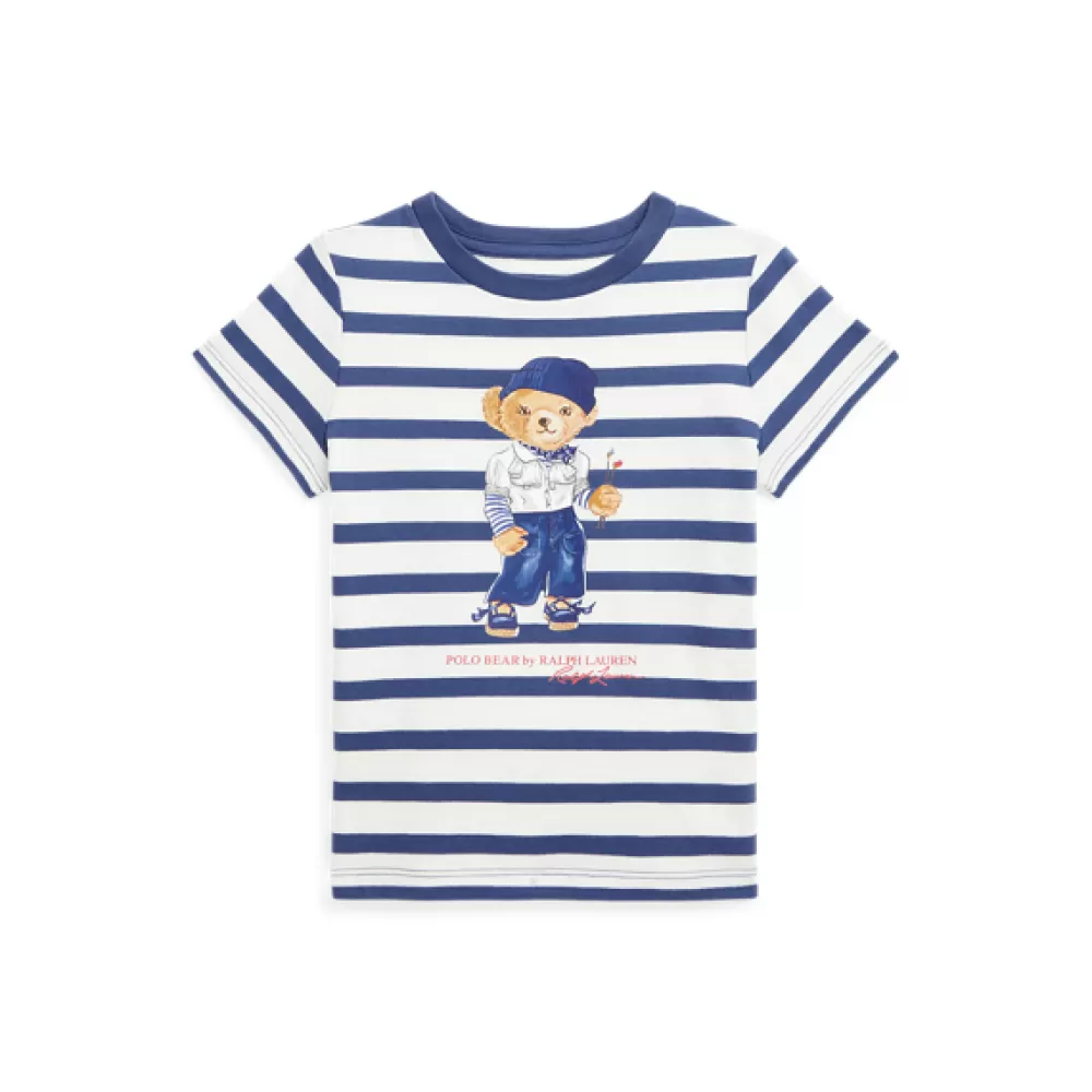 T-Shirts Und Sweatshirts>Ralph Lauren T-Shirts Und Sweatshirts Baumwoll-T-Shirt mit Polo Bear für Children | ® DE