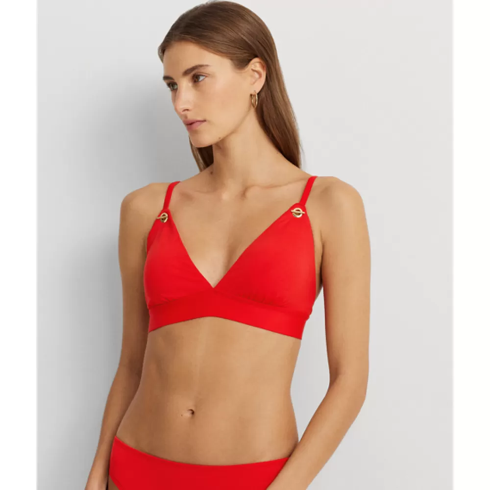 Bade- Und Strandmode>Ralph Lauren Bade- Und Strandmode Bikinitop mit V-Ausschnitt für Women | ® DE