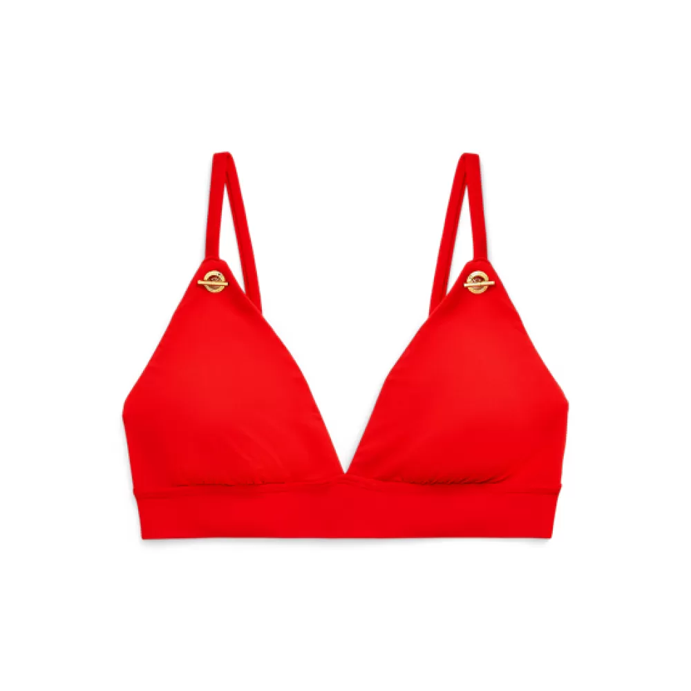 Bade- Und Strandmode>Ralph Lauren Bade- Und Strandmode Bikinitop mit V-Ausschnitt für Women | ® DE