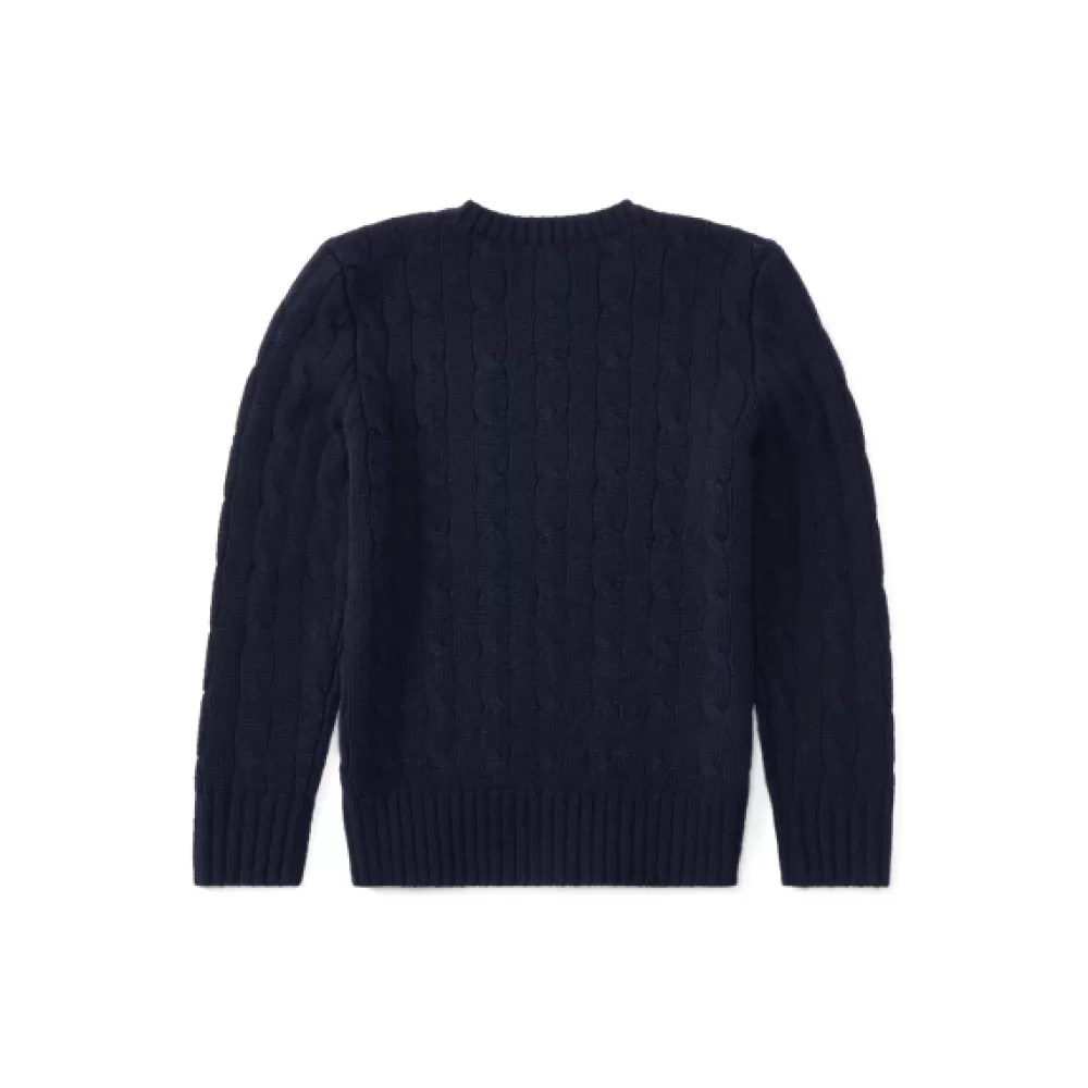 Pullover Und Strickjacken | Mädchen 1½-6½ Jahre>Ralph Lauren Pullover Und Strickjacken | Mädchen 1½-6½ Jahre Cable-Knit Cashmere Sweater | DE