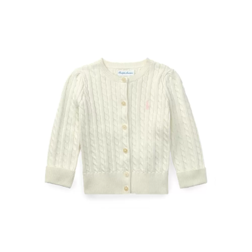 Grundausstattung Für Neugeborene>Ralph Lauren Grundausstattung Für Neugeborene Cable-Knit Cotton Cardigan | DE