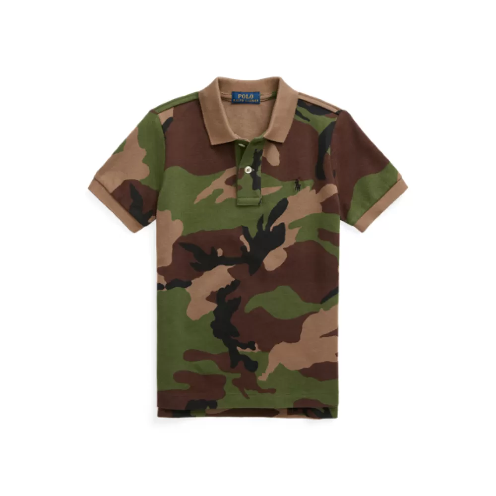 Poloshirts>Ralph Lauren Poloshirts Camouflage-Polo aus Baumwollpiqué für Children | ® DE