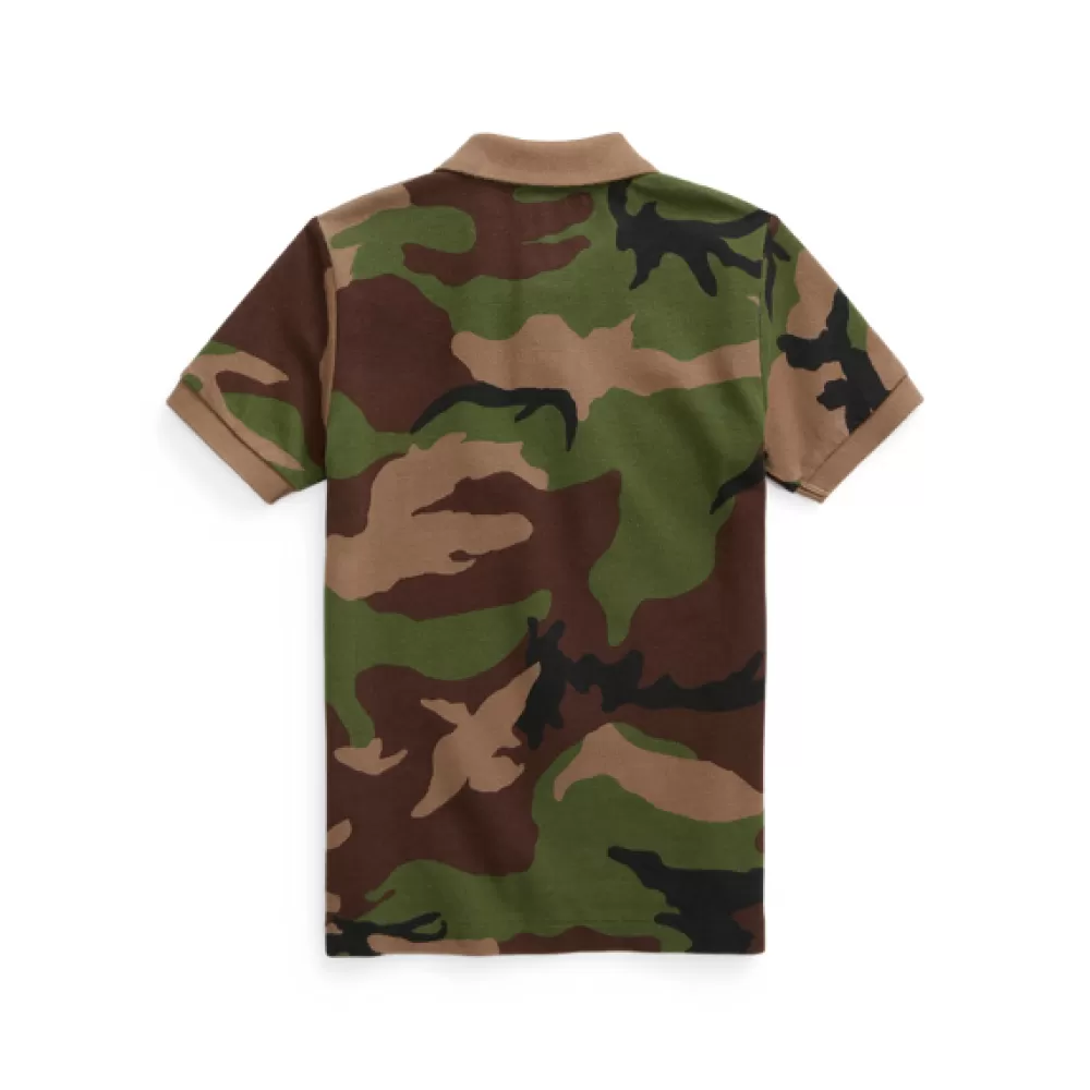 Poloshirts>Ralph Lauren Poloshirts Camouflage-Polo aus Baumwollpiqué für Children | ® DE