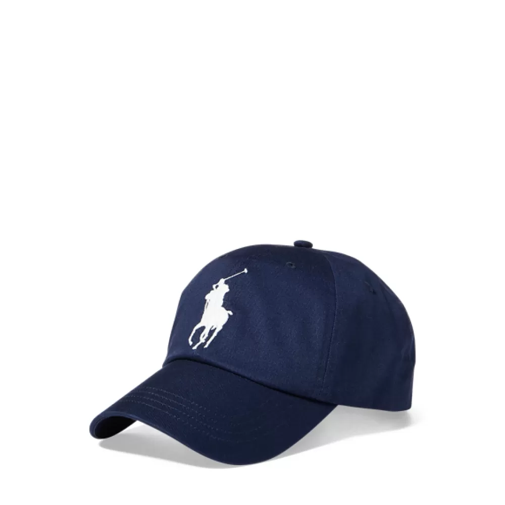 Mützen, Kappen Und Schals>Ralph Lauren Mützen, Kappen Und Schals Chino-Baseballkappe mit Big Pony für Men | ® DE