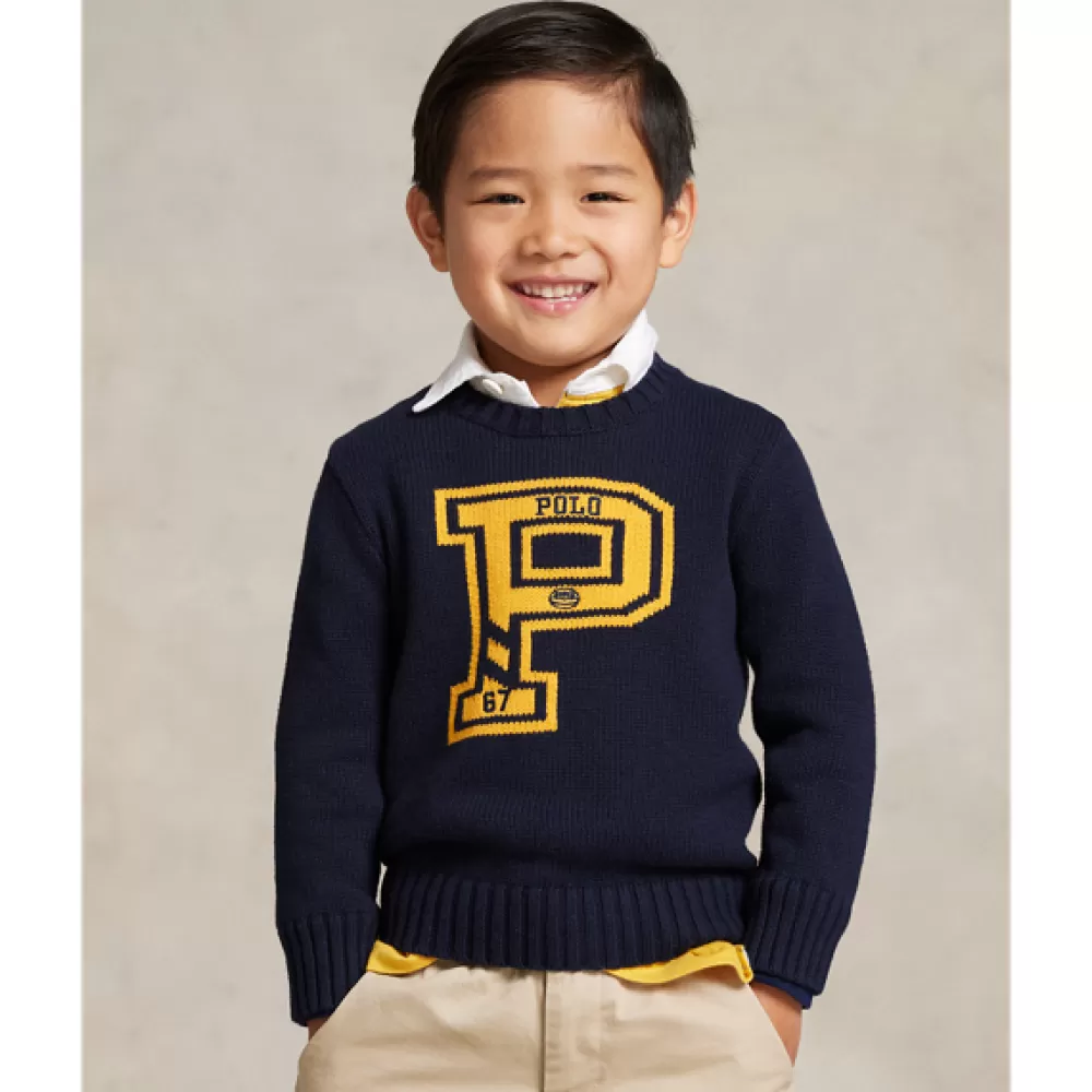 Pullover Und Strickjacken>Ralph Lauren Pullover Und Strickjacken College-Pullover aus Baumwolle für Children | ® DE