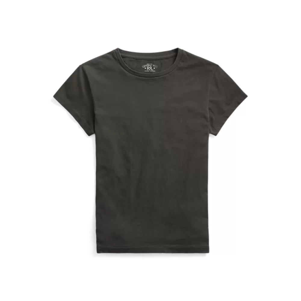 T-Shirts Und Tops>Ralph Lauren T-Shirts Und Tops Cotton Jersey Crewneck T-Shirt | DE