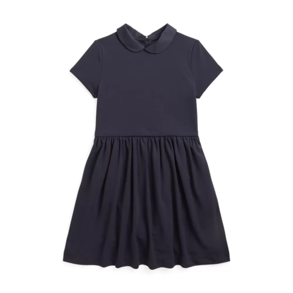 Mädchen 1½-6½ Jahre>Ralph Lauren Mädchen 1½-6½ Jahre Crêpekleid mit Kragen für Children | ® DE