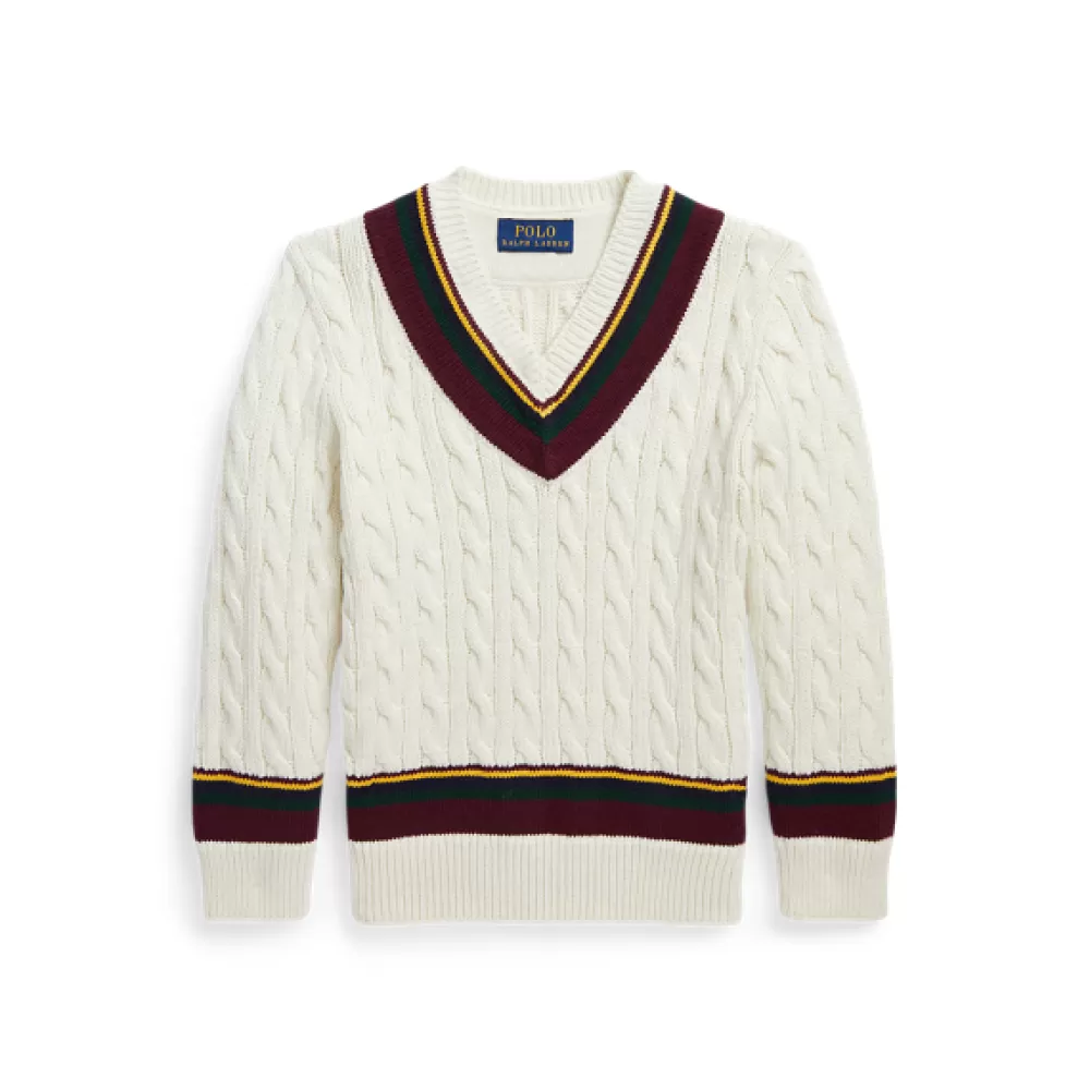 Pullover Und Strickjacken>Ralph Lauren Pullover Und Strickjacken Der klassische Cricketpullover für Children | ® DE