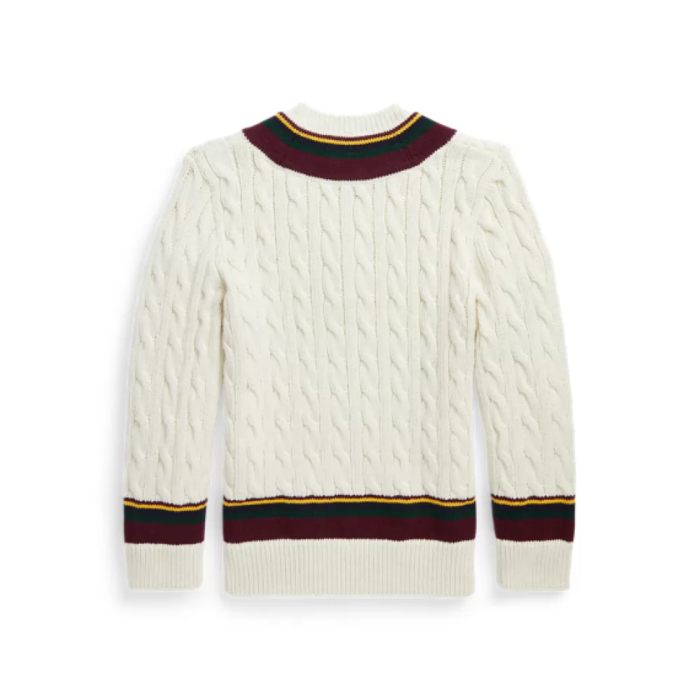 Pullover Und Strickjacken>Ralph Lauren Pullover Und Strickjacken Der klassische Cricketpullover für Children | ® DE