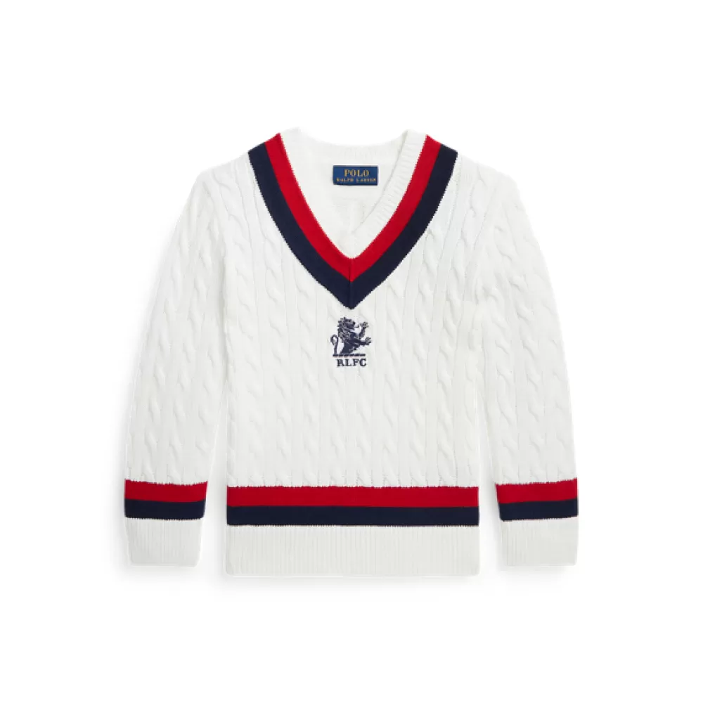 Pullover Und Strickjacken>Ralph Lauren Pullover Und Strickjacken Der klassische Cricketpullover für Children | ® DE