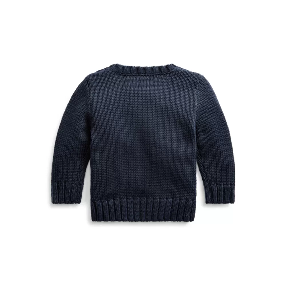 Pullover & Strickjacken>Ralph Lauren Pullover & Strickjacken Der klassische Flaggenpullover für Baby | ® DE