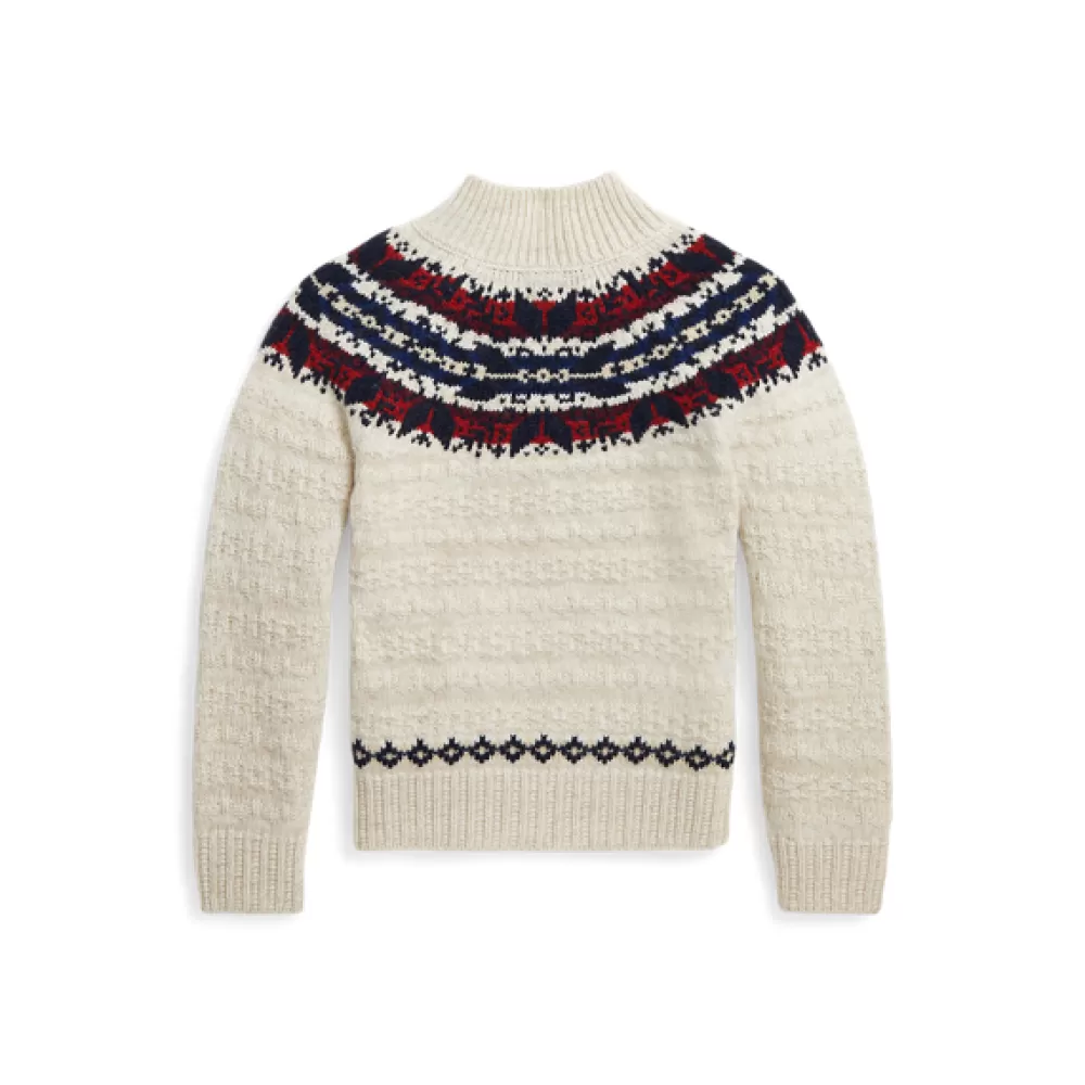 Pullover Und Strickjacken>Ralph Lauren Pullover Und Strickjacken Fair-Isle-Pullover aus Wollmischung für Children | ® DE